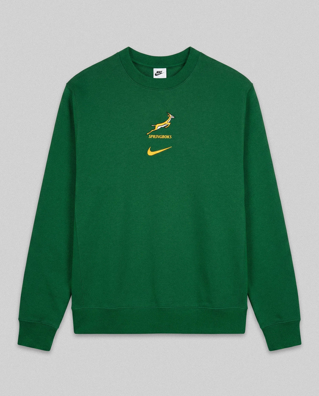 Springboks Nike Mens Crew Sweatshirt Gorge Green