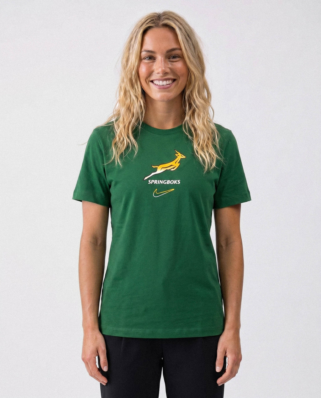 Springboks Nike Mens Gradient Logo Tee Gorge Green