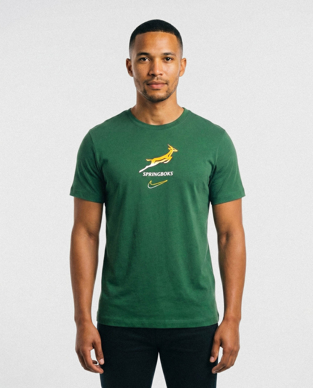Springboks Nike Mens Gradient Logo Tee Gorge Green