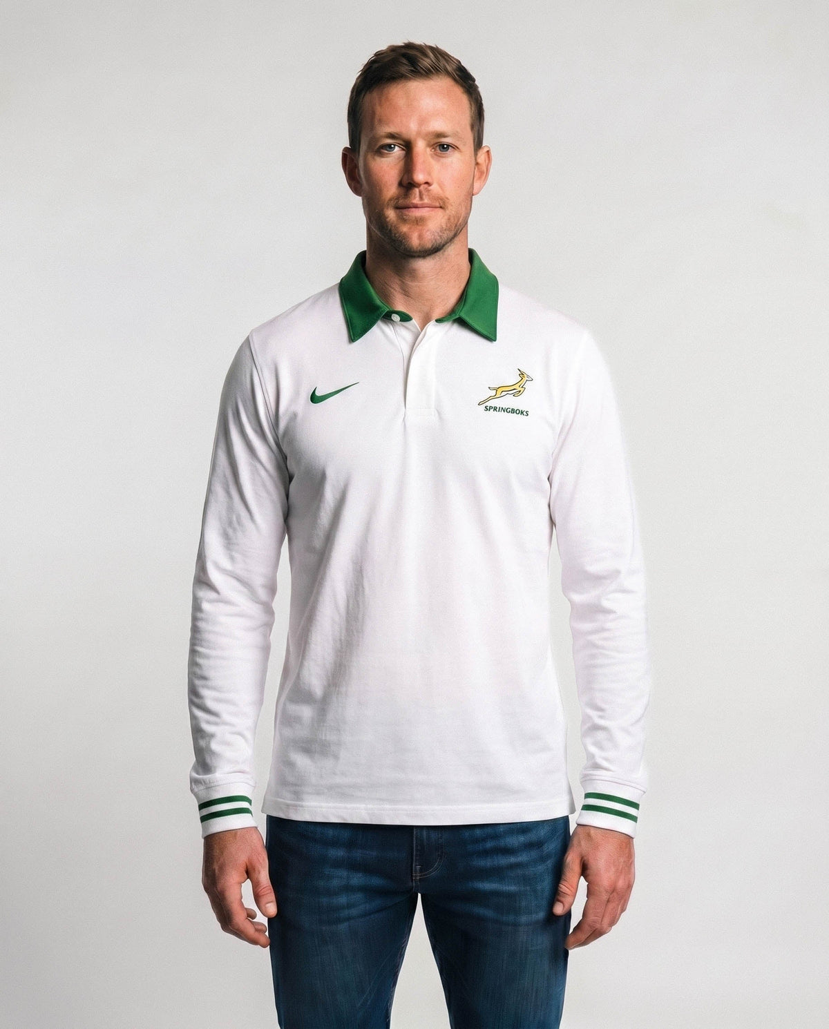 Springboks Nike Men's 26/27 Heritage Long Sleeve Away Jersey