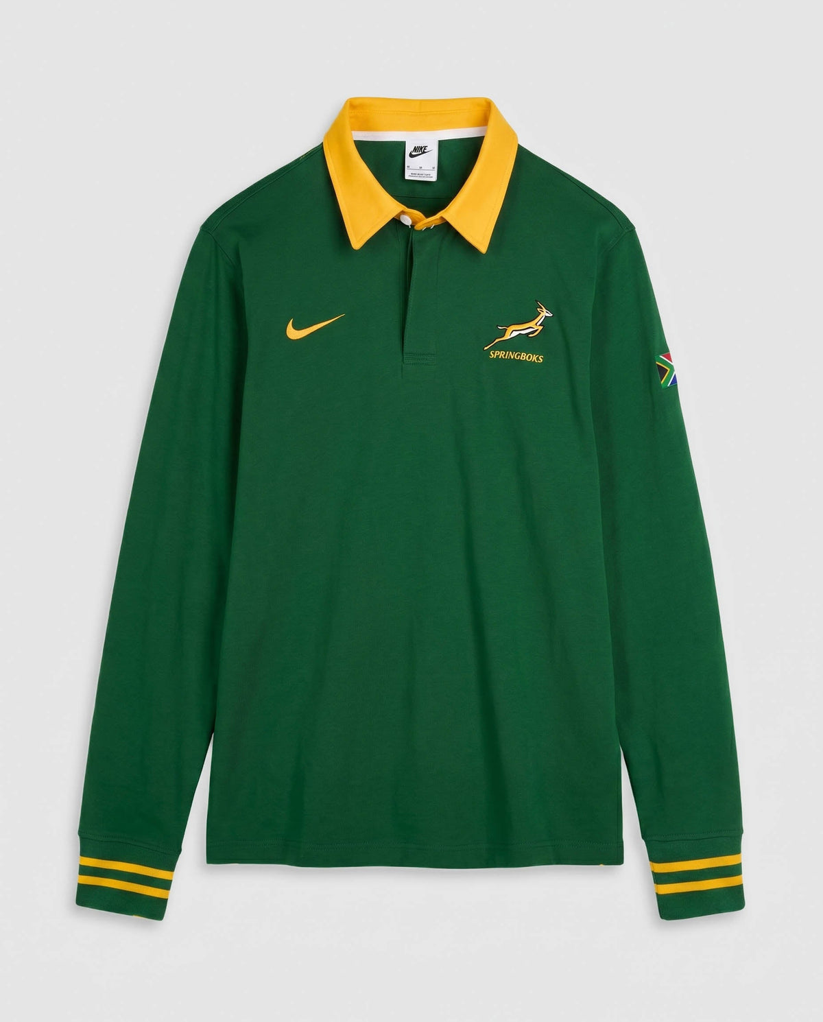 Springboks Nike Men's 26/27 Heritage Long Sleeve Home Jersey
