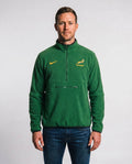 Springboks Nike Mens Polar Half Zip Fleece Gorge Green