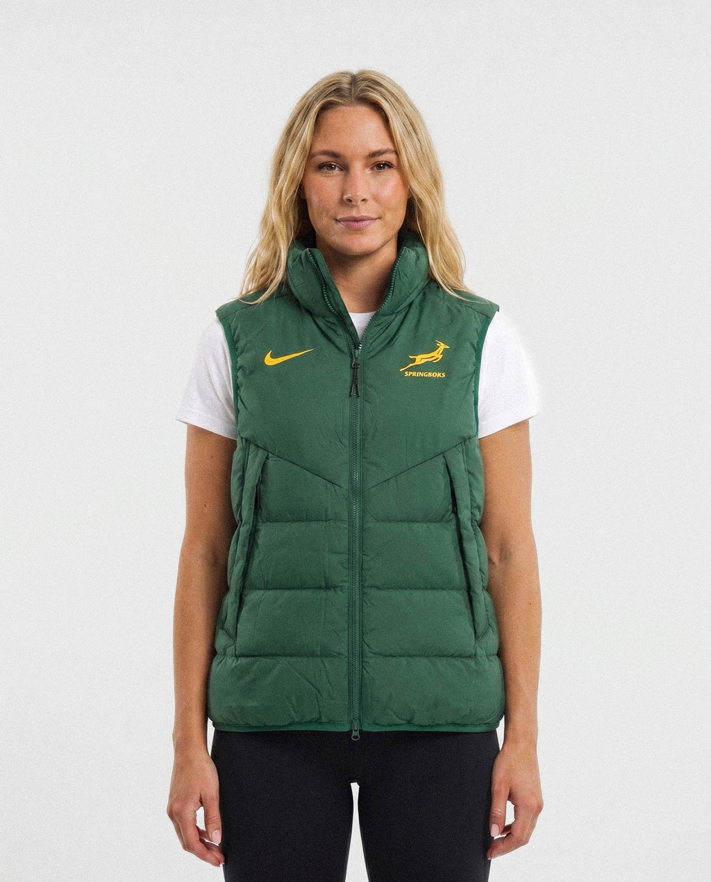 Springboks Nike Mens Sideline Fill Vest Gorge Green