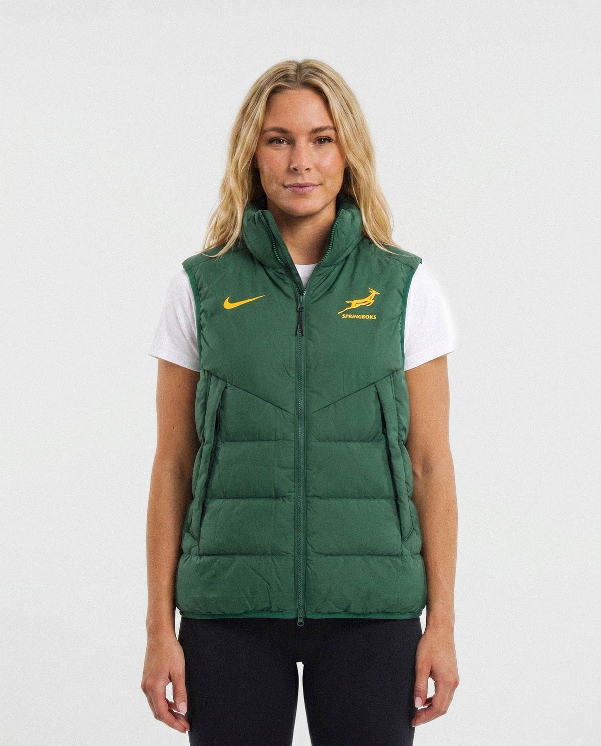Springboks Nike Mens Sideline Fill Vest Gorge Green