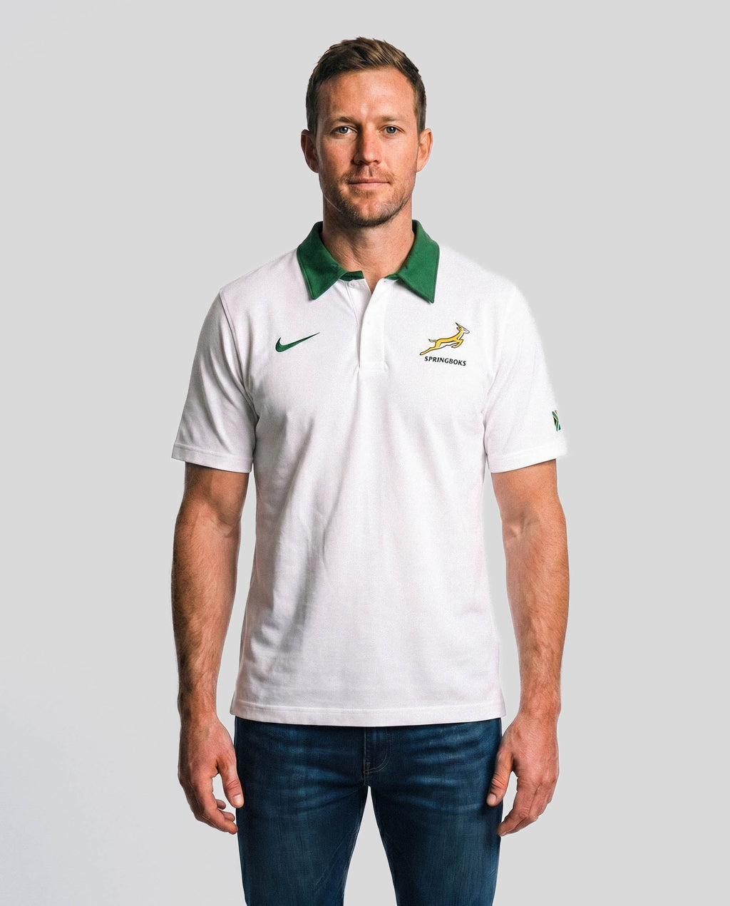 Springboks Nike Men's 26/27 Heritage Short Sleeve Away Jersey
