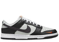 Nike Dunk Low Grey Black Orange Mini Swoosh