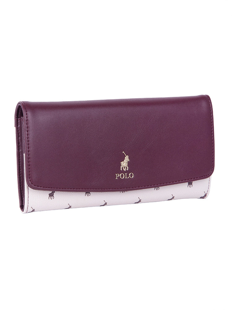 Polo Colourblock Clutch Purse