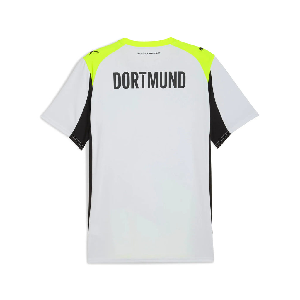 Puma Borussia Dortmund 25/26 Away Jersey Silver Mist-Yellow Alert