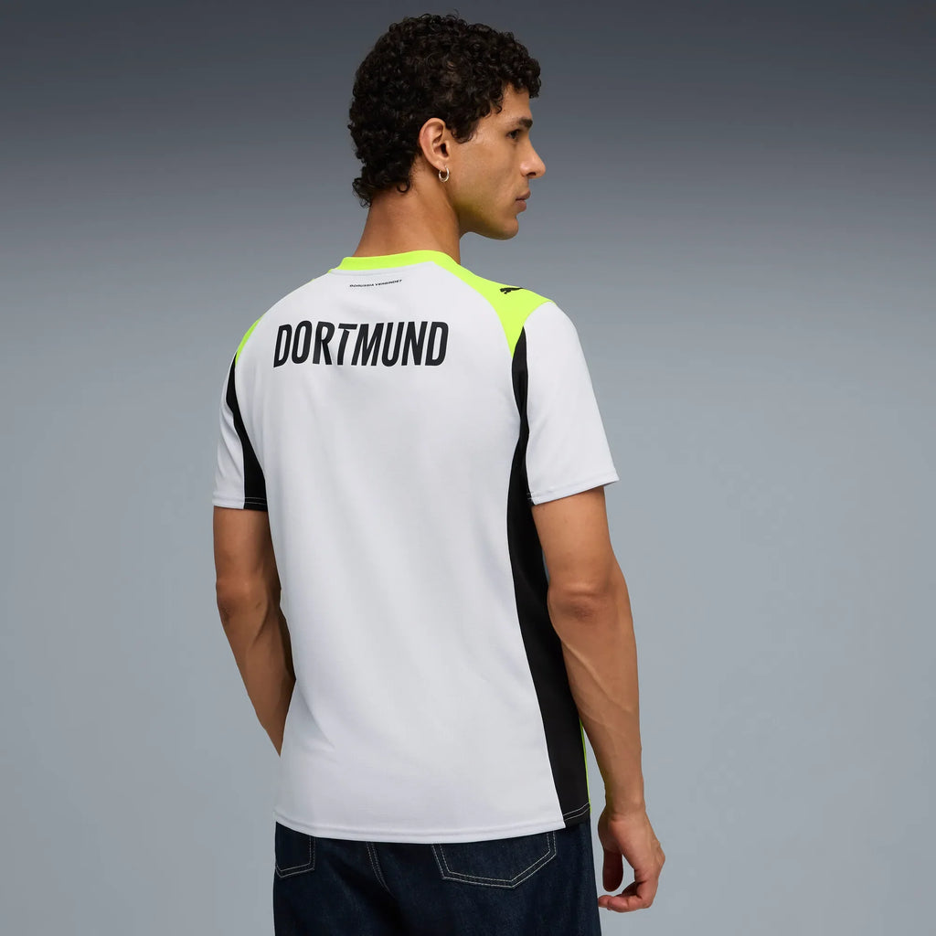 Puma Borussia Dortmund 25/26 Away Jersey Silver Mist-Yellow Alert