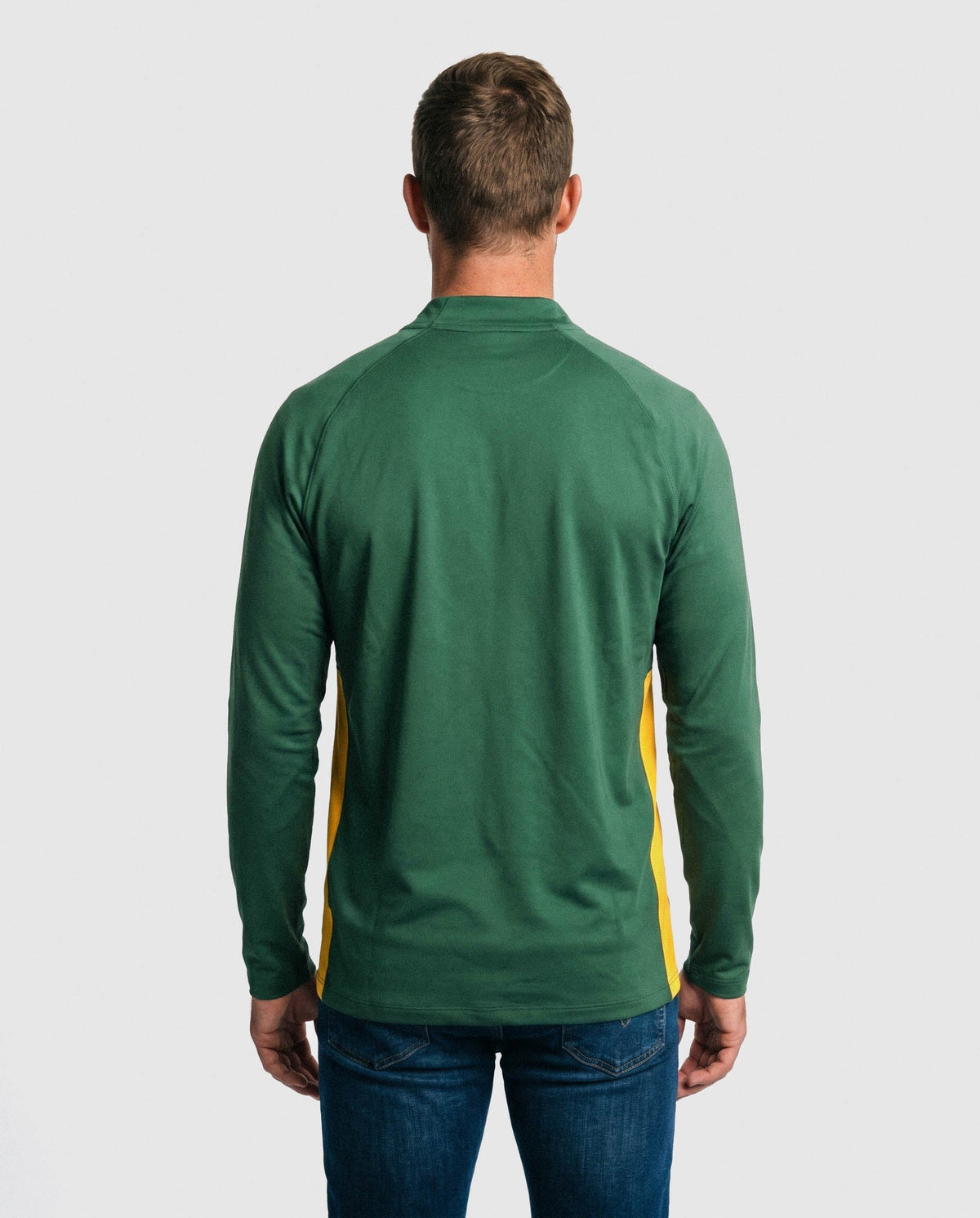 Springboks Nike Mens Rugby Training Quarter Zip Top Gorge Green