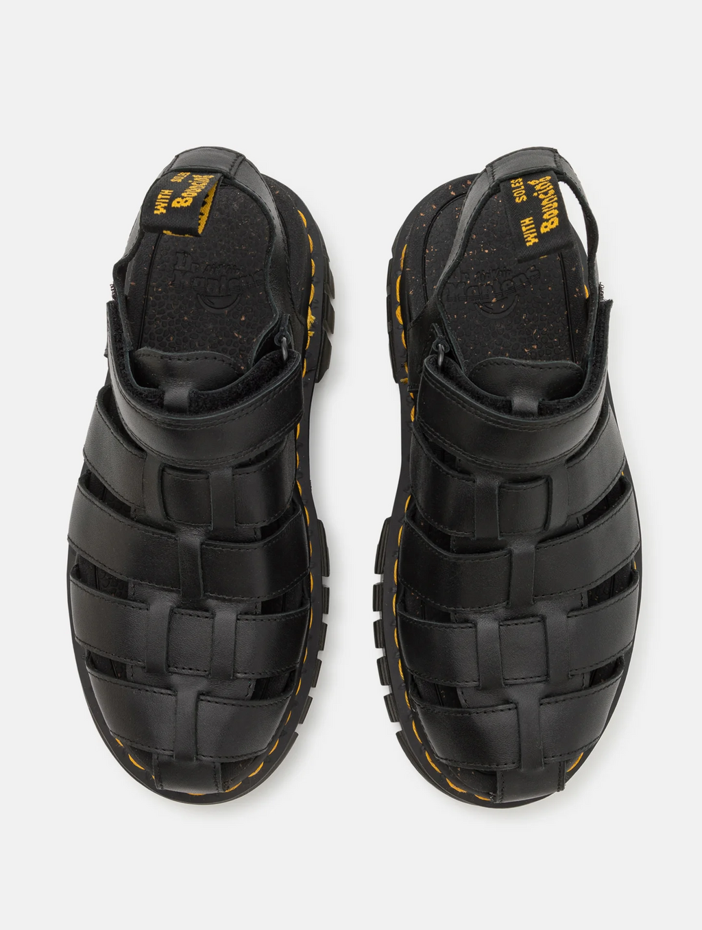 DR. MARTENS RICKI FISHERMAN BLACK