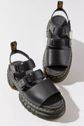 DR. MARTENS RICKI 3 STRAP PLATFORM SANDALS