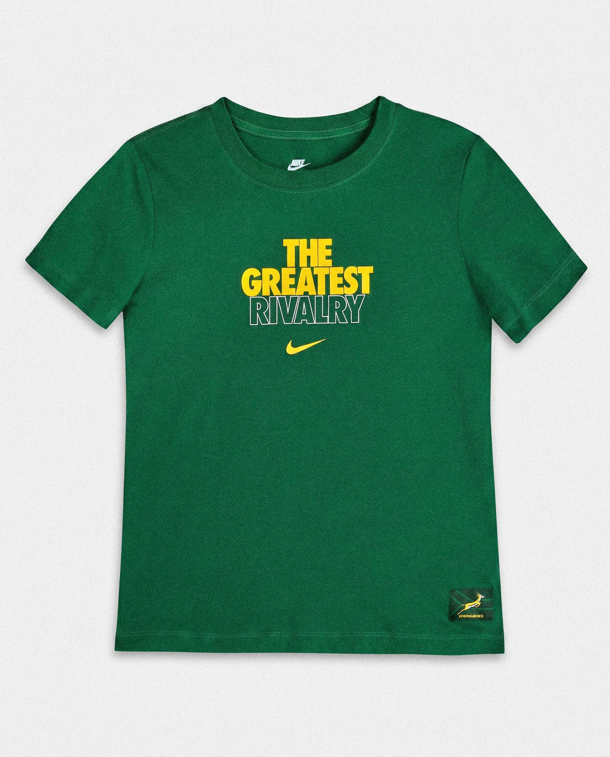 Springboks Nike Womens Rugby's Greatest Rivalry Tour Tee Gorge Green